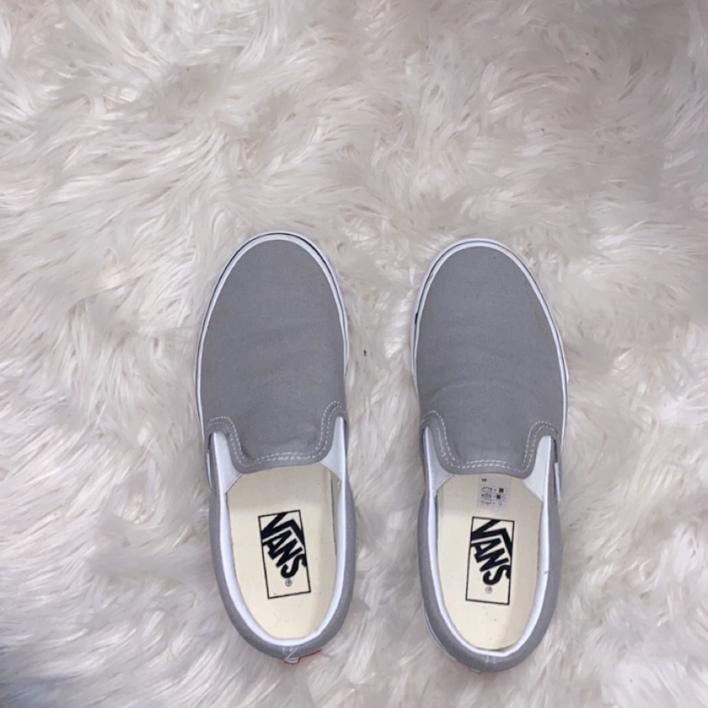 Gray Vans 6.5